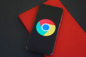 Logo Google Chrome su Smartphone