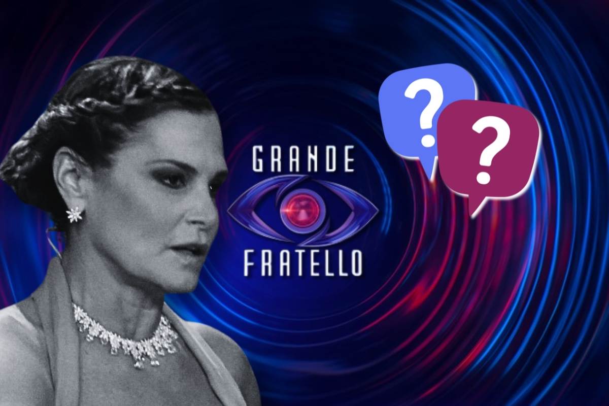 Simona Ventura logo Grande Fratello e interrogativi