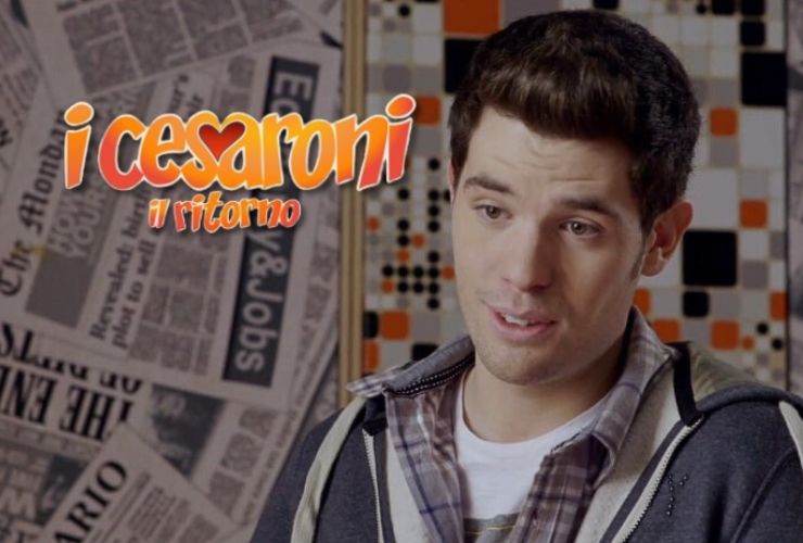 Personaggio Rudi e logo I Cesaroni Il Ritorno