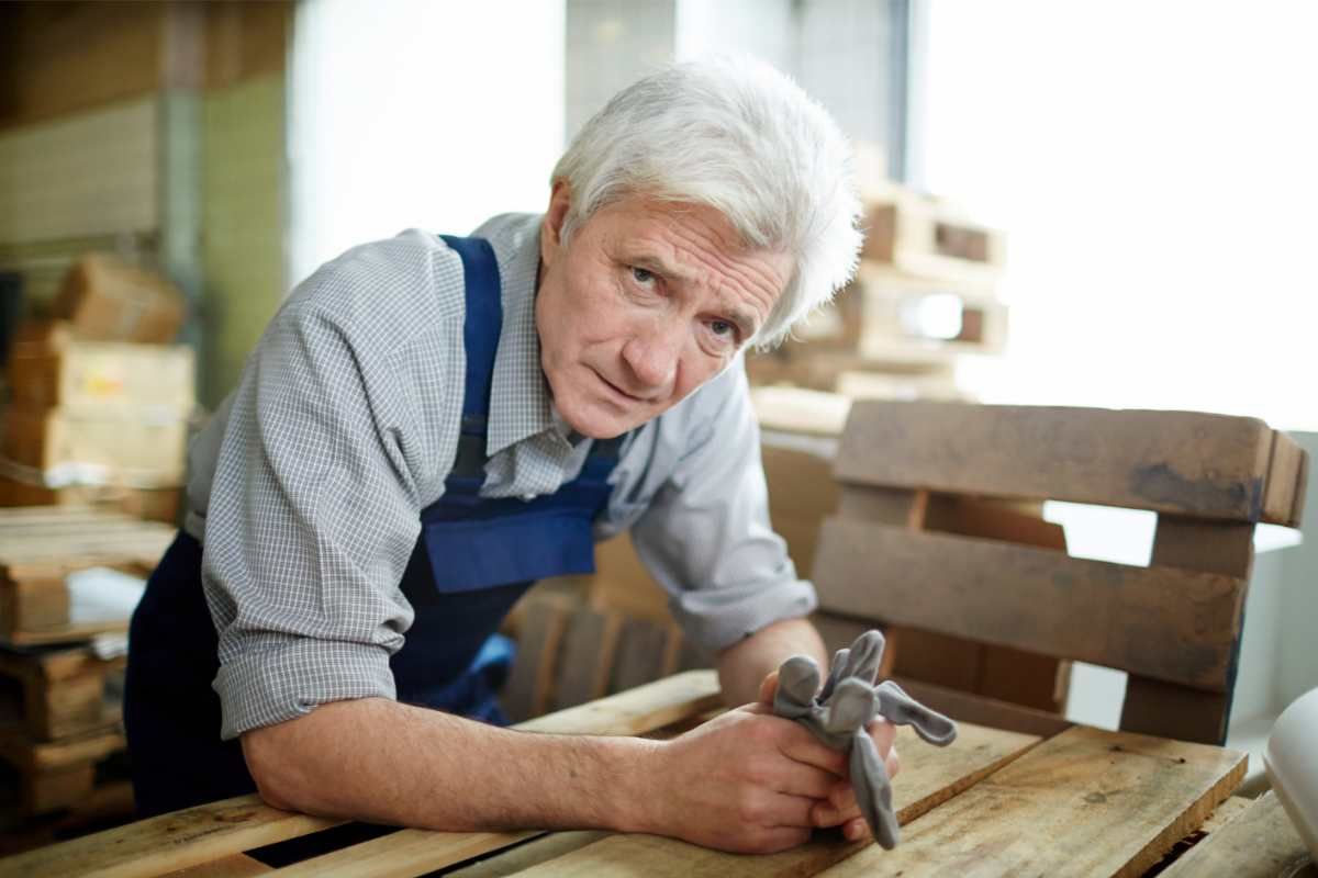 lavoratore stanco